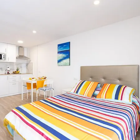 Okstay - Estudio Flores, Con Piscina Y A 300m De La Playa Apartamento *